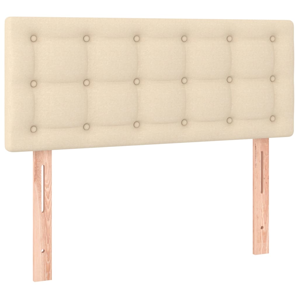 Uzglavlje krem 90x5x78/88 cm od tkanine