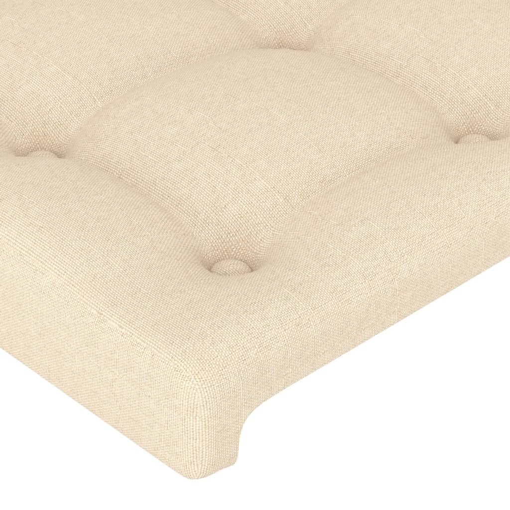 Uzglavlja krem 144x5x78/88 cm od tkanine