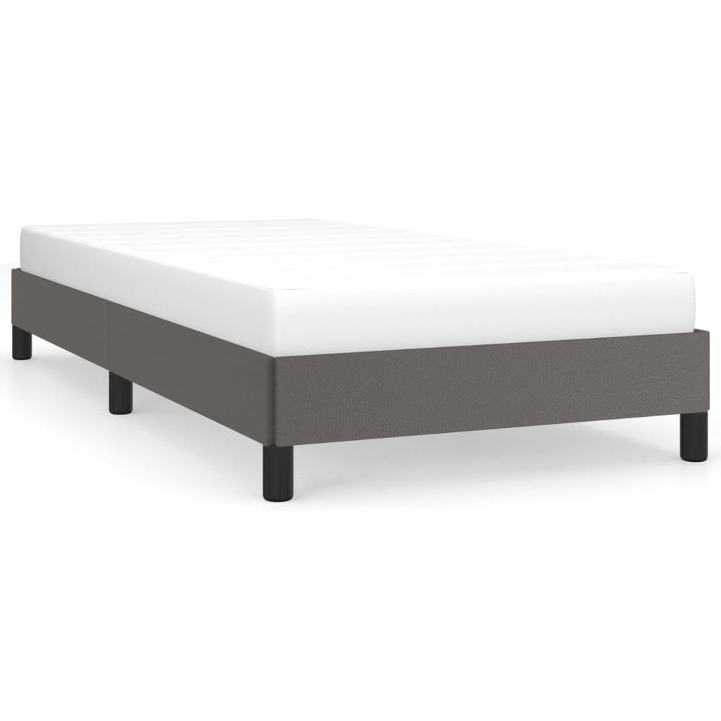 Okvir za krevet sivi 100x200 cm od umjetne kože
