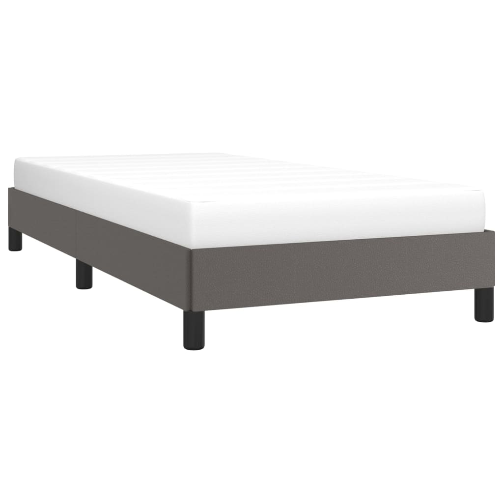Okvir za krevet sivi 100x200 cm od umjetne kože