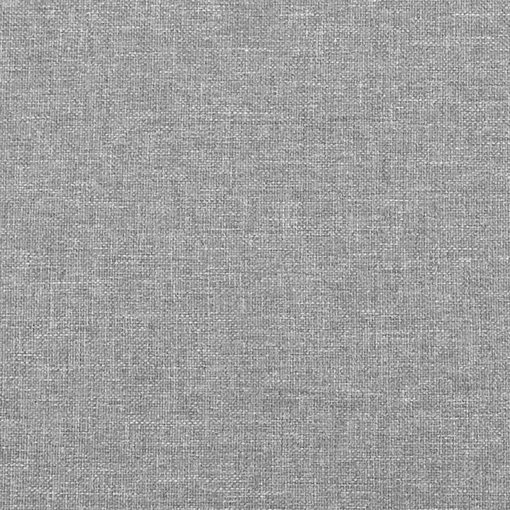 Okvir za krevet bez madraca svjetlosivi 160 x 200 cm od tkanine