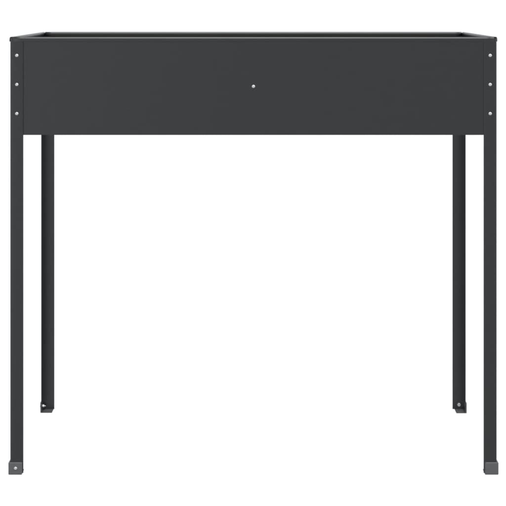 Vrtna sadilica antracit 100,5 x 40,5 x 90 cm pocinčani čelik