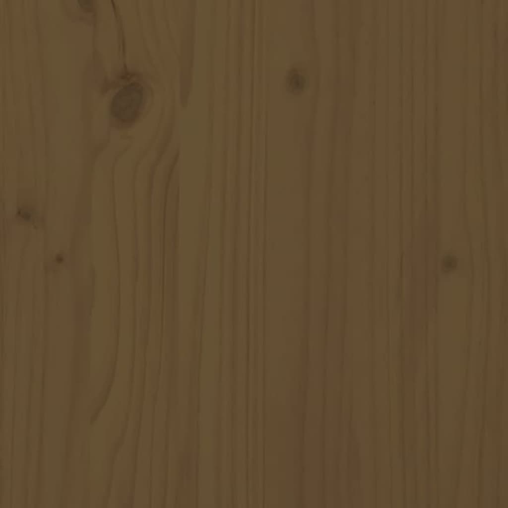 Dnevni ležaj smeđa boja meda 90x200 cm od masivne borovine