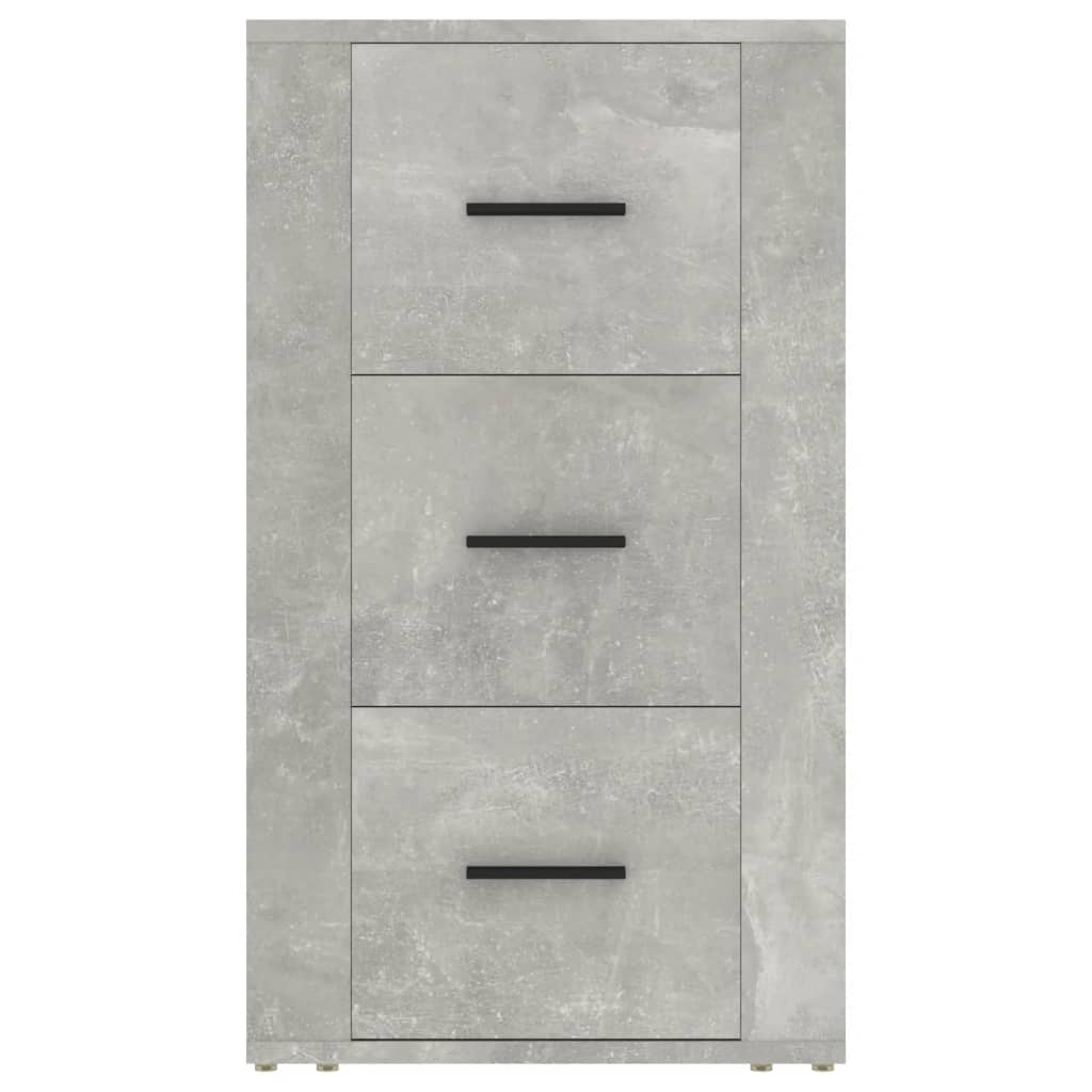 Komoda siva boja betona 40 x 33 x 70 cm od konstruiranog drva