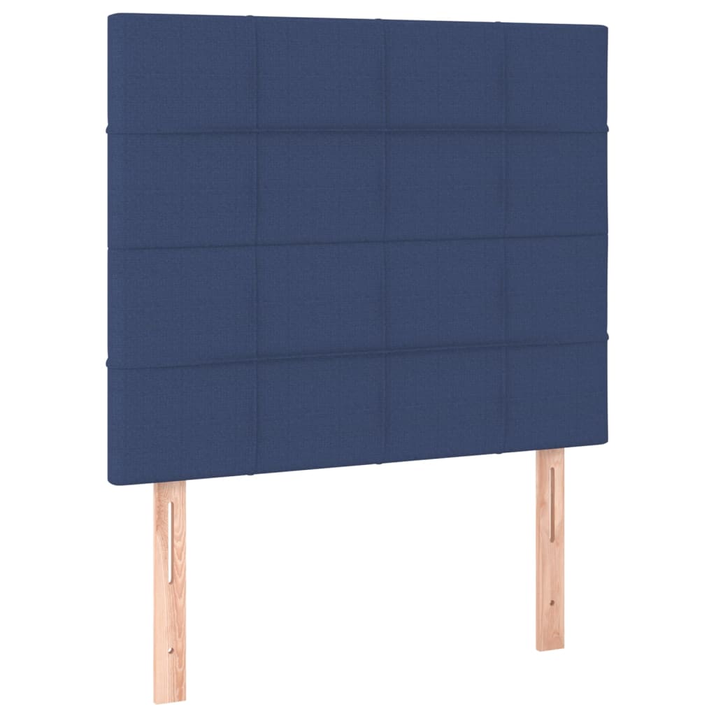 Uzglavlje plavo 80x5x118/128 cm tkanina