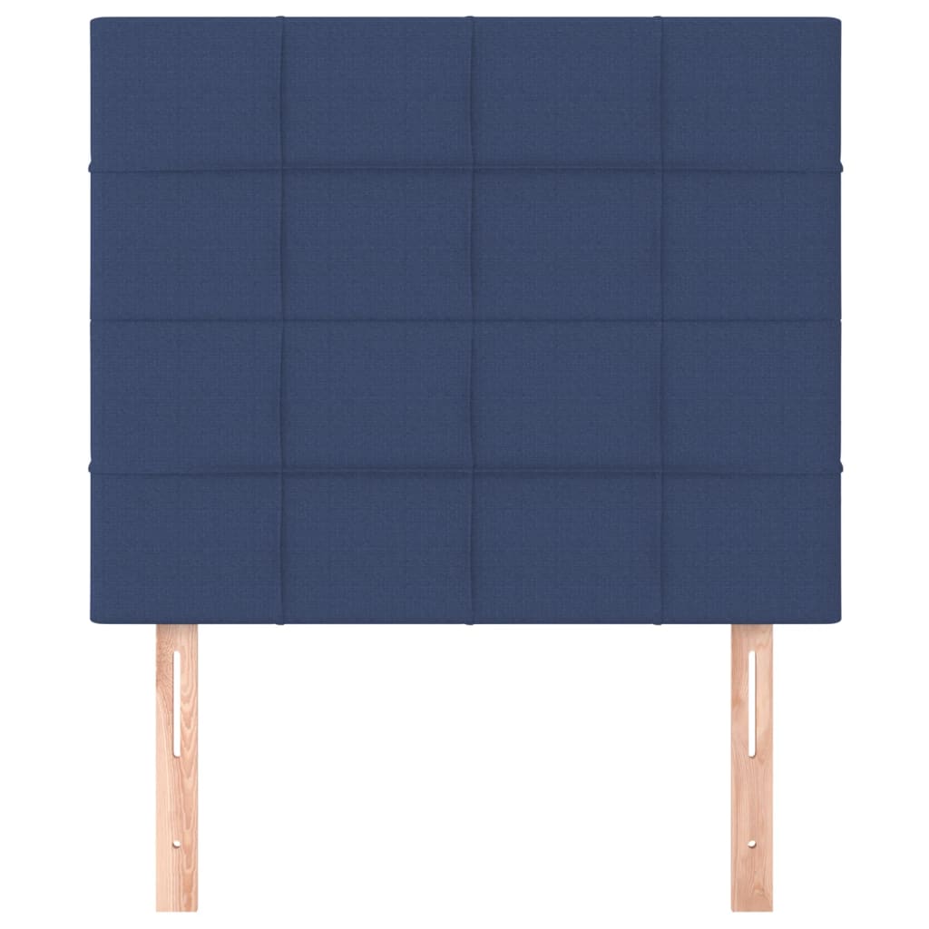 Uzglavlje plavo 80x5x118/128 cm tkanina