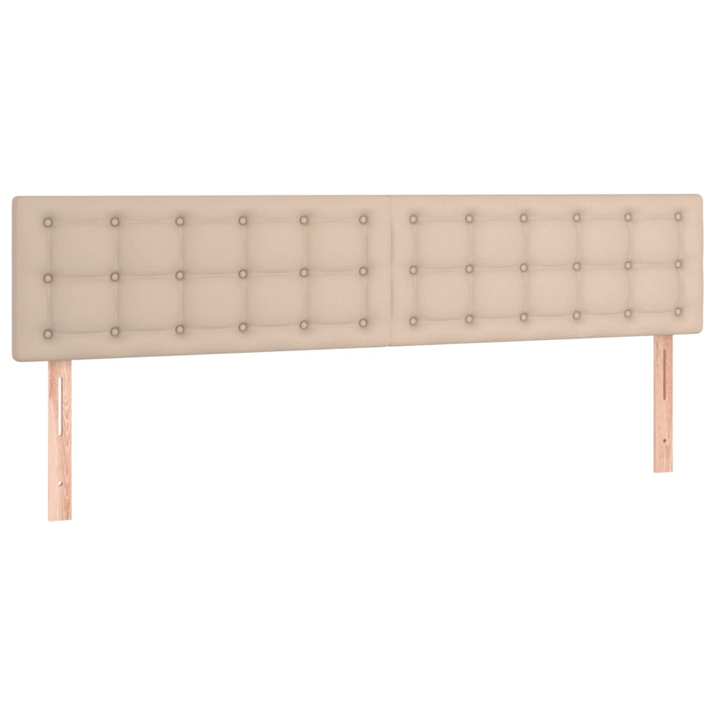 LED uzglavlje boja cappuccina 160 x 5 x 78/88cm od umjetne kože