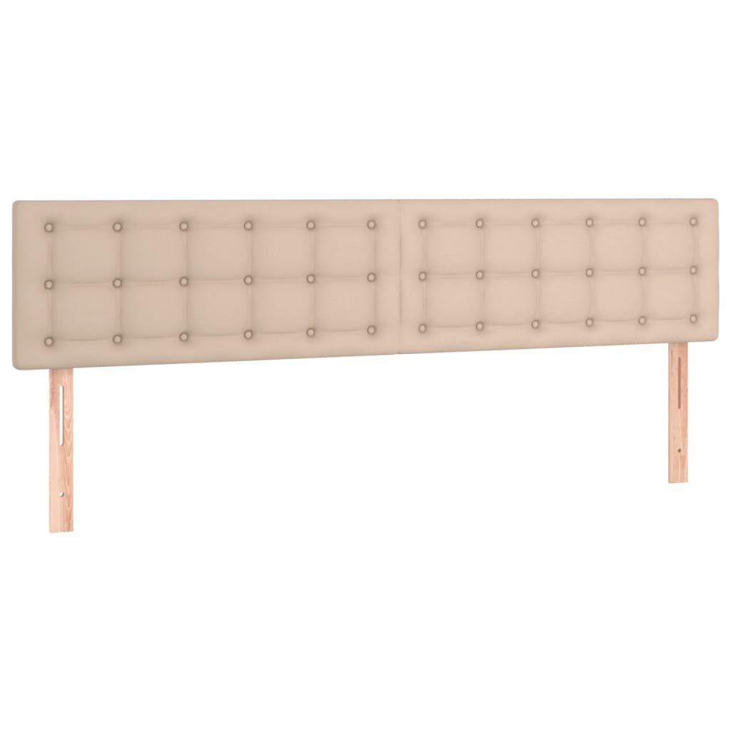 LED uzglavlje boja cappuccina 180 x 5 x 78/88cm od umjetne kože