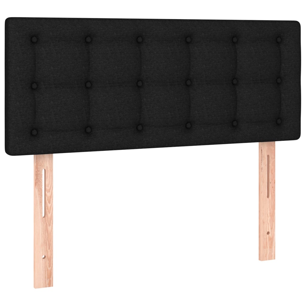 LED uzglavlje crno 90x5x78/88 cm od tkanine