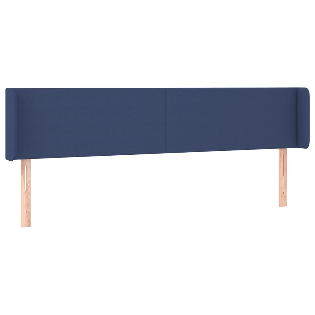 LED uzglavlje plavo 203x16x78/88 cm od tkanine