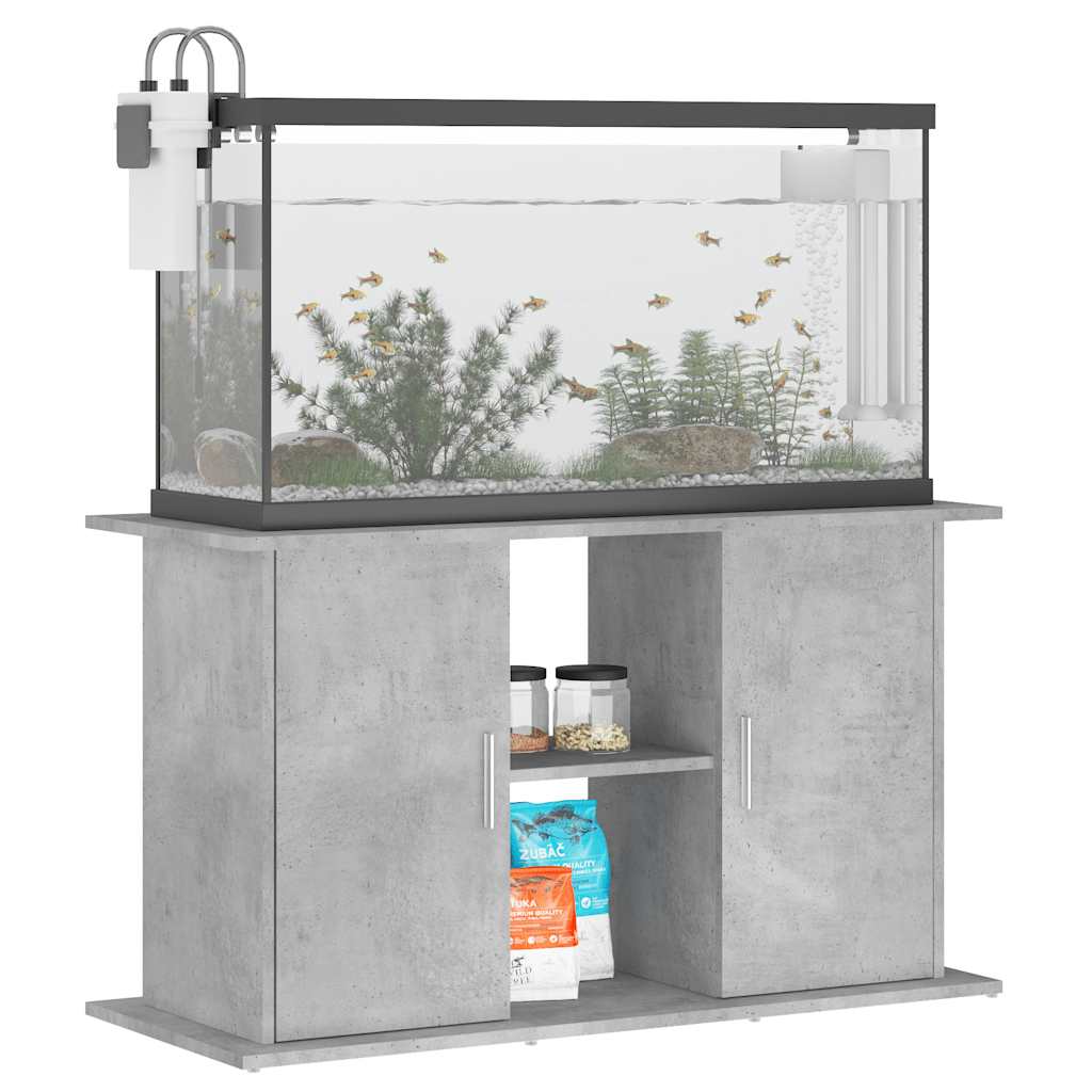 Stalak za akvarij Betonsko-sivi 101x41x58 cm Konstruirano drvo