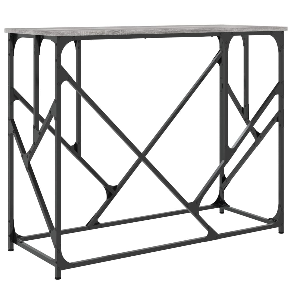 Konzolni stol boja hrasta sonome 100x40x80 cm konstruirano drvo