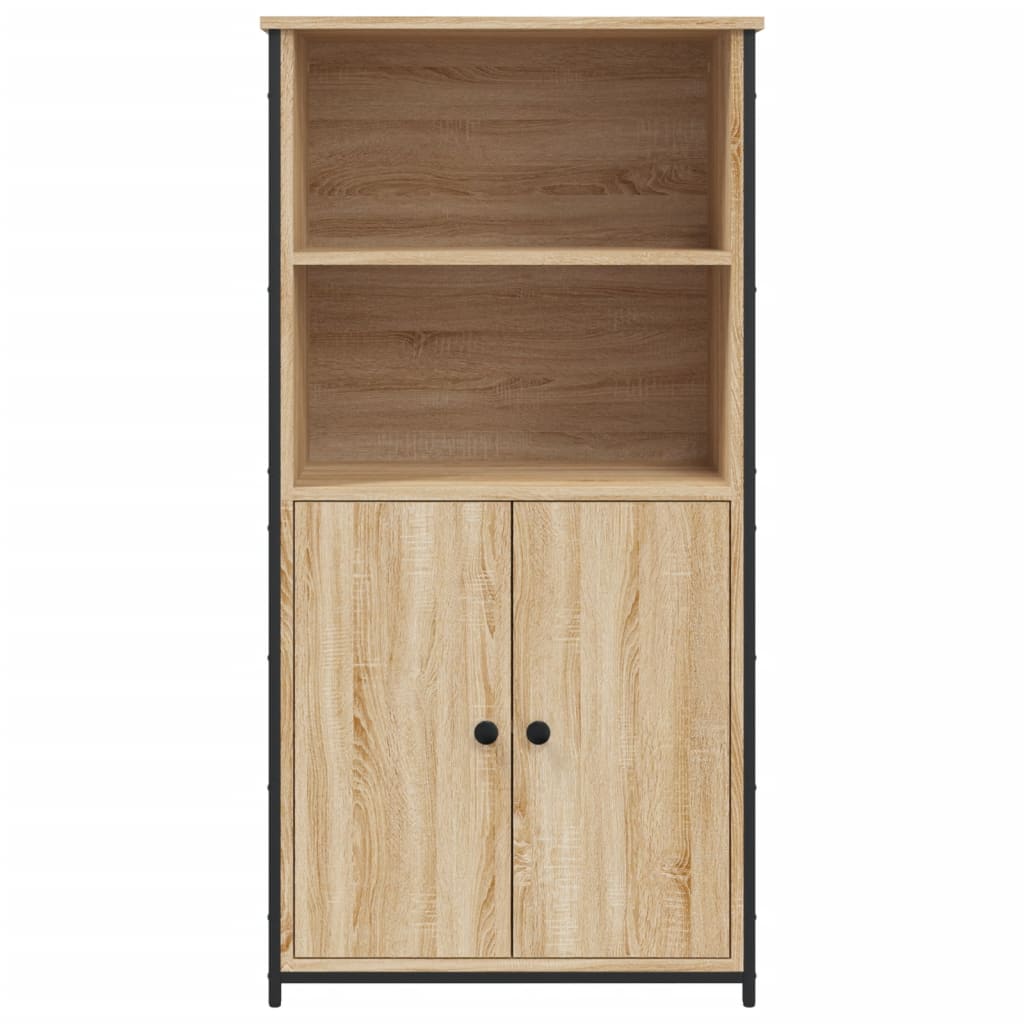Visoka komoda boja hrasta 62 x 36 x 121,5 cm konstruirano drvo