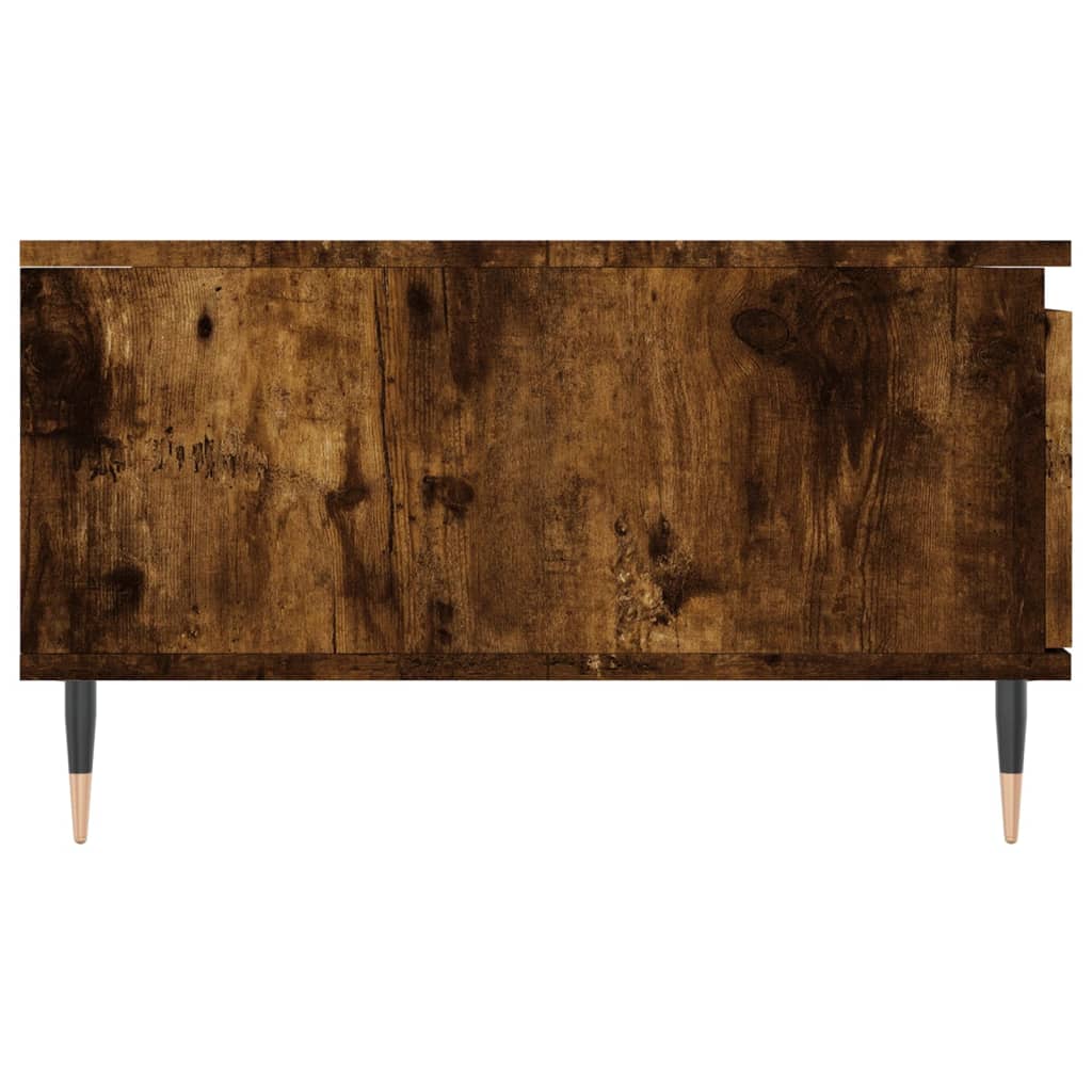 Stolić za kavu boja hrasta 90 x 60 x 35 cm konstruirano drvo