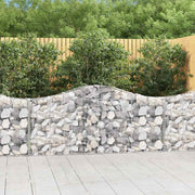 Lučne gabionske košare 30 kom 200x30x80/100cm pocinčano željezo
