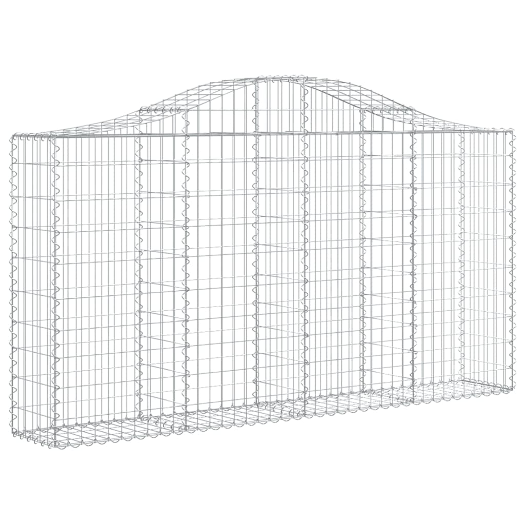 Lučne gabionske košare 20kom 200x30x100/120cm pocinčano željezo