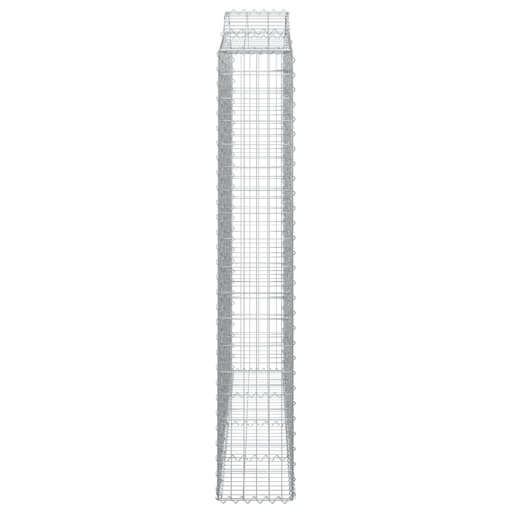 Lučne gabionske košare 11kom 200x30x180/200cm pocinčano željezo