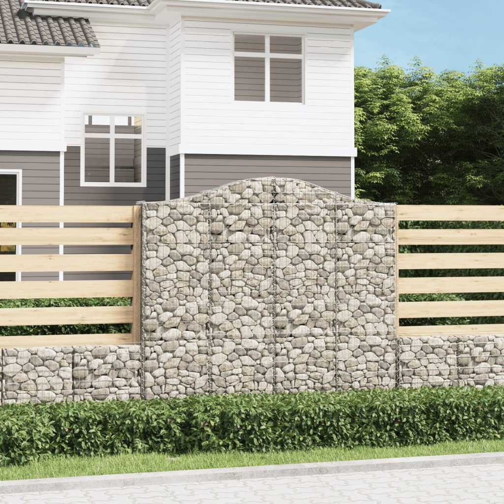 Lučne gabionske košare 11kom 200x30x180/200cm pocinčano željezo