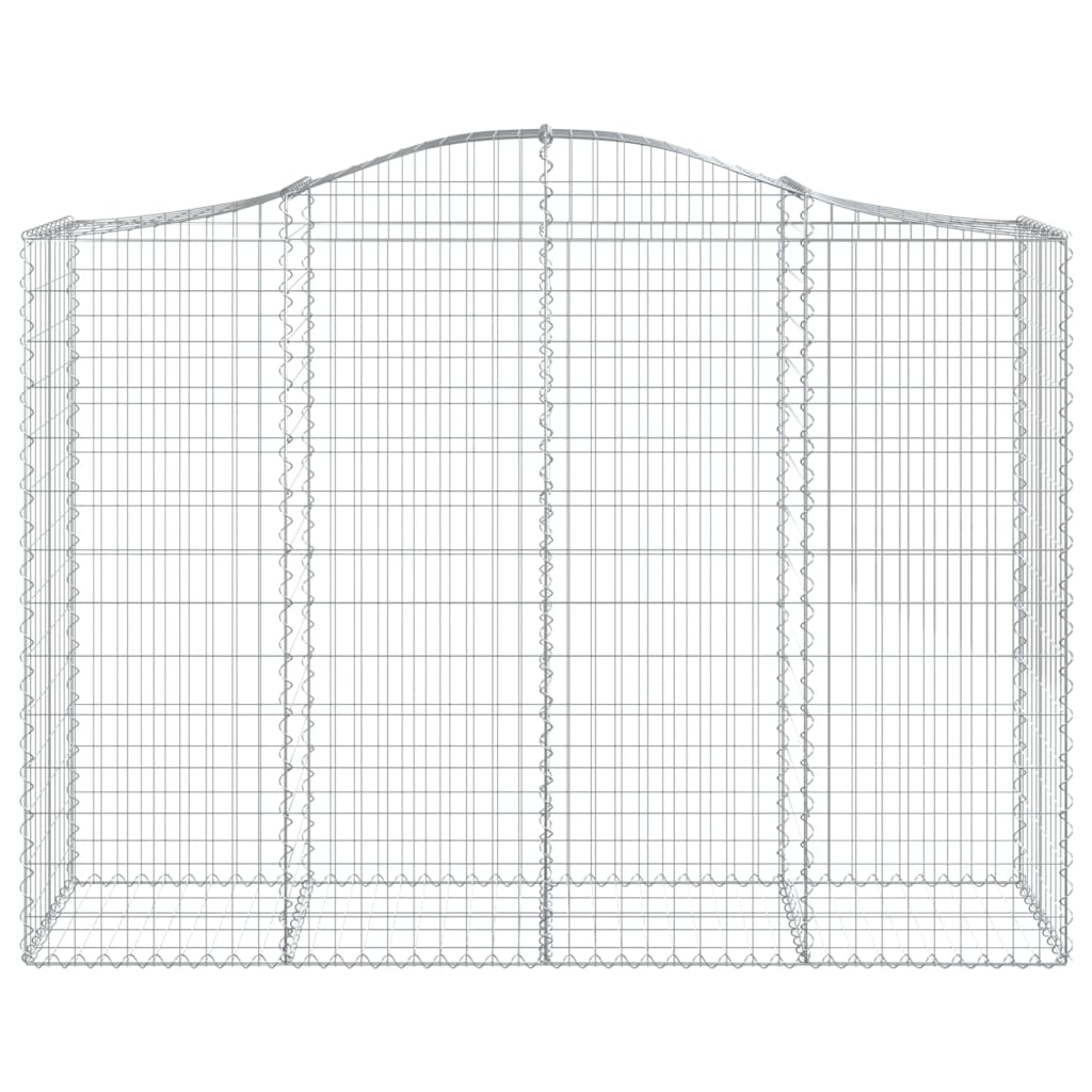 Lučne gabionske košare 50 kom 200 x 50 x 140/160 cm željezne