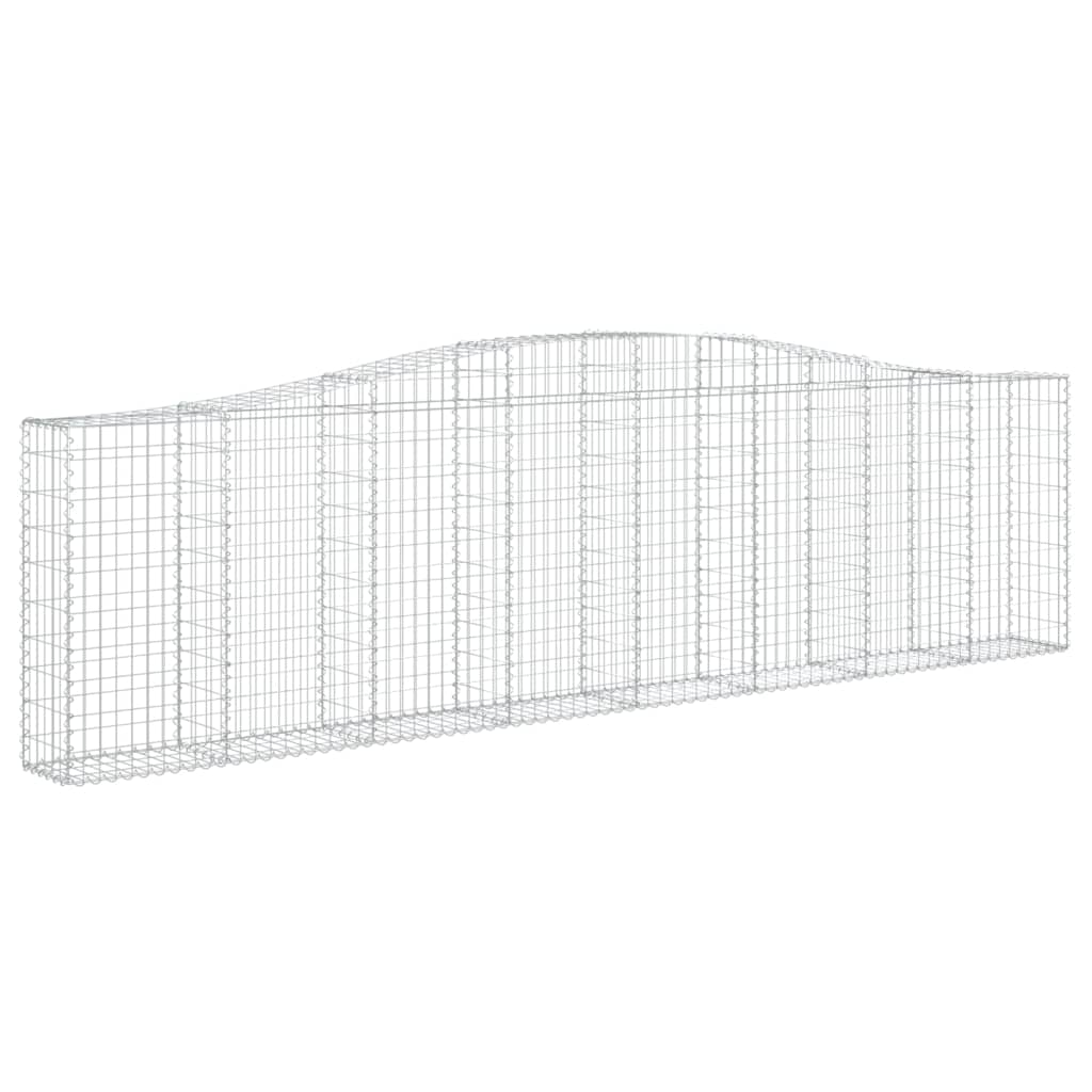 Lučne gabionske košare 5 kom 400x30x100/120cm pocinčano željezo