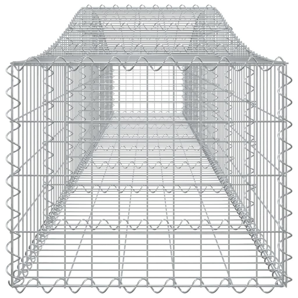 Lučne gabionske košare 20 kom 400x50x40/60 cm pocinčano željezo