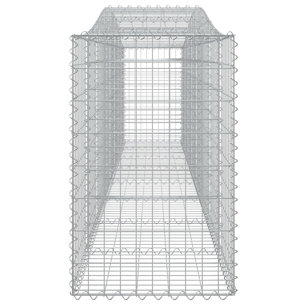 Lučne gabionske košare 3 kom 400x50x80/100 cm pocinčano željezo