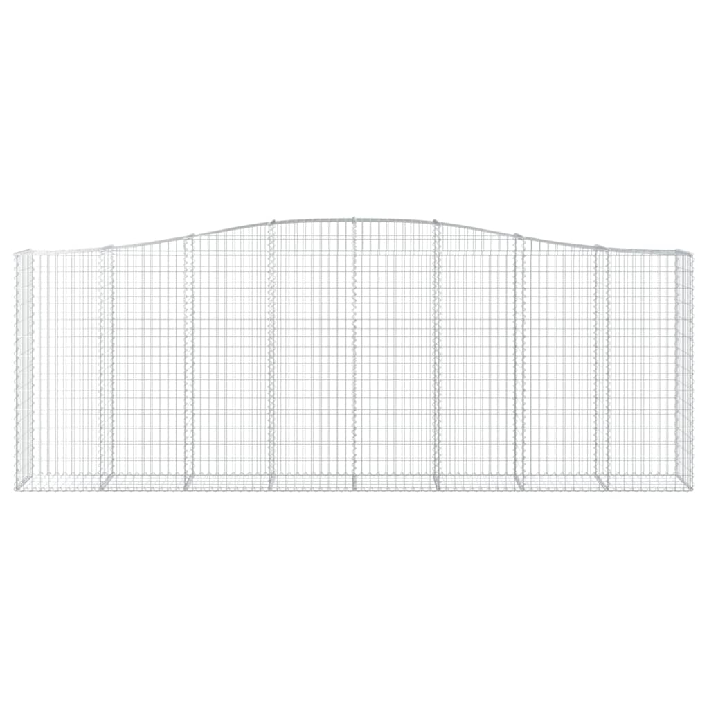 Lučne gabionske košare 10kom 400x50x140/160cm pocinčano željezo