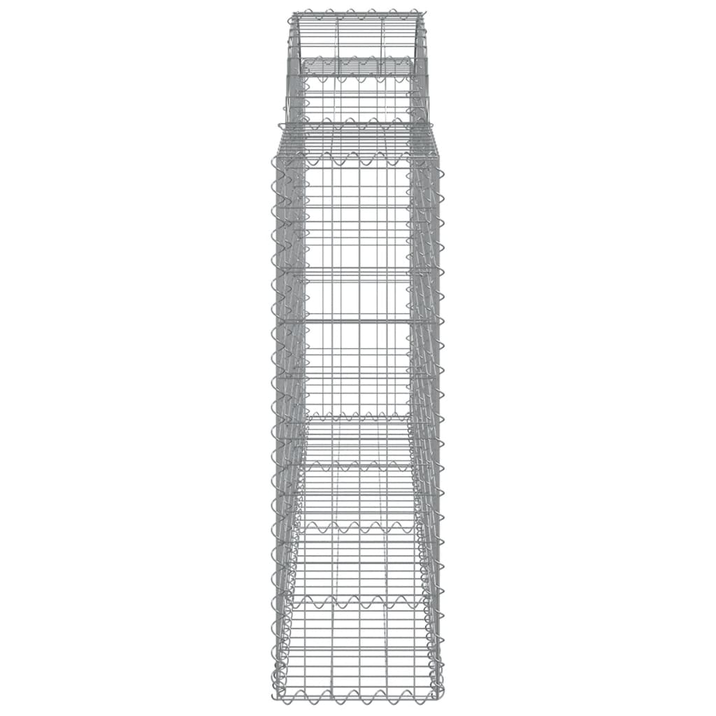 Lučne gabionske košare 7 kom 200x30x100/120cm pocinčano željezo
