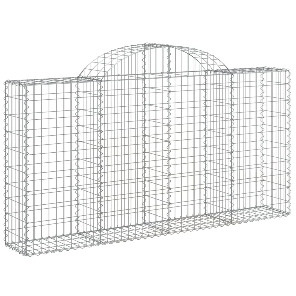 Lučne gabionske košare 12kom 200x30x100/120cm pocinčano željezo