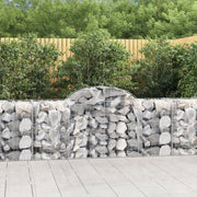 Lučne gabionske košare 5 kom 200x50x80/100 cm pocinčano željezo