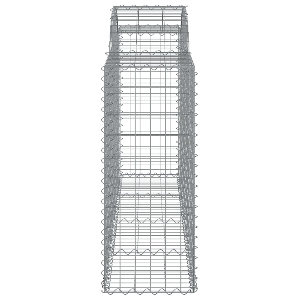 Lučne gabionske košare 5 kom 200x50x100/120cm pocinčano željezo