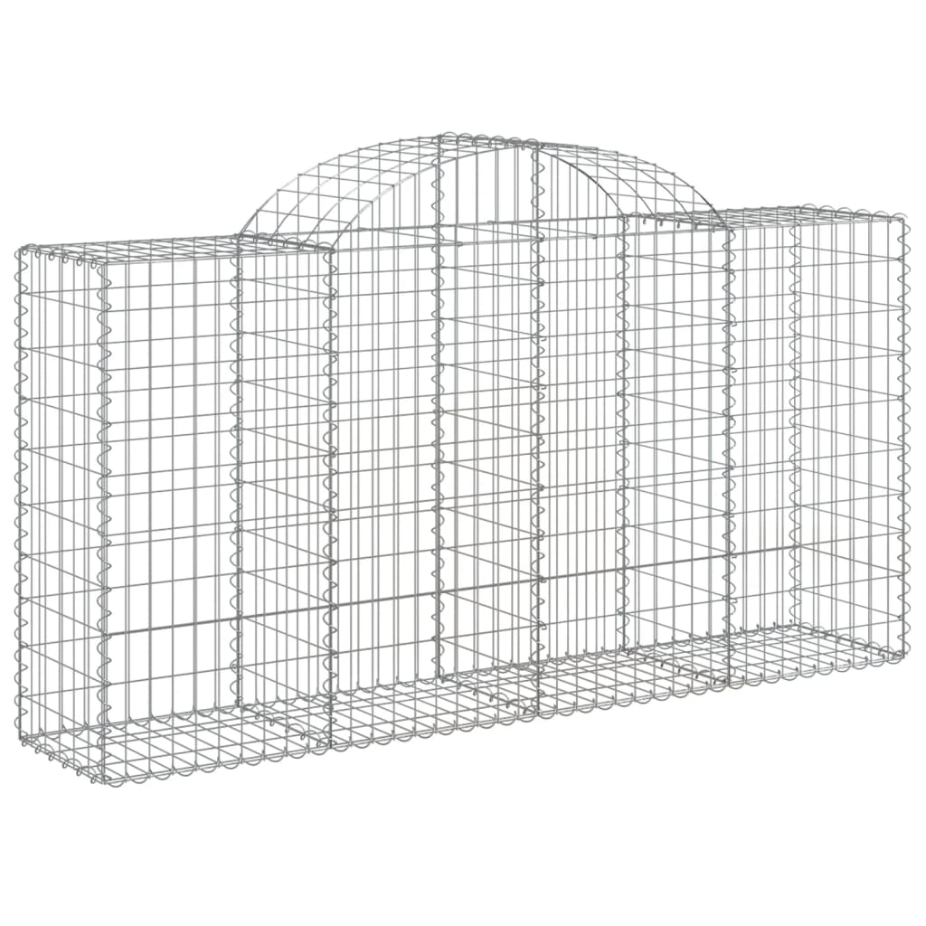 Lučne gabionske košare 10kom 200x50x100/120cm pocinčano željezo