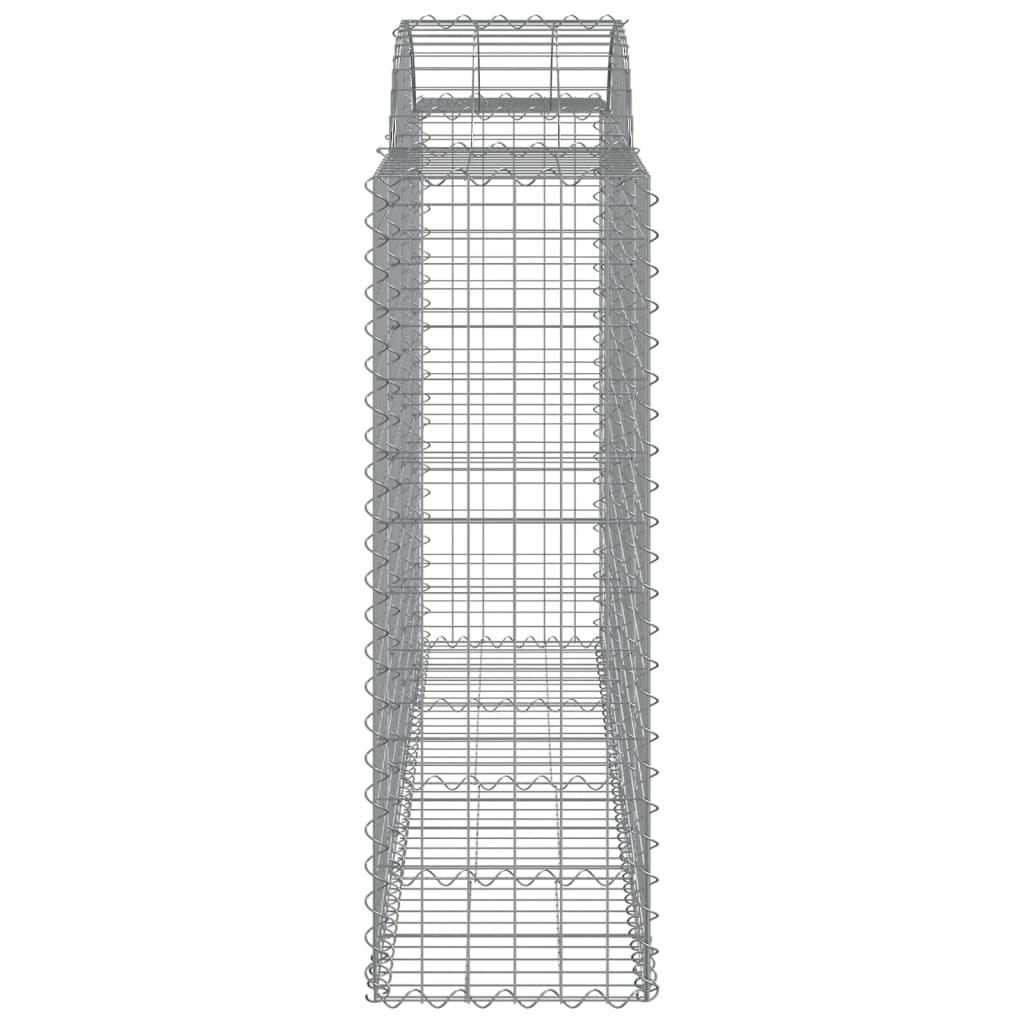 Lučne gabionske košare 3 kom 200x50x120/140cm pocinčano željezo
