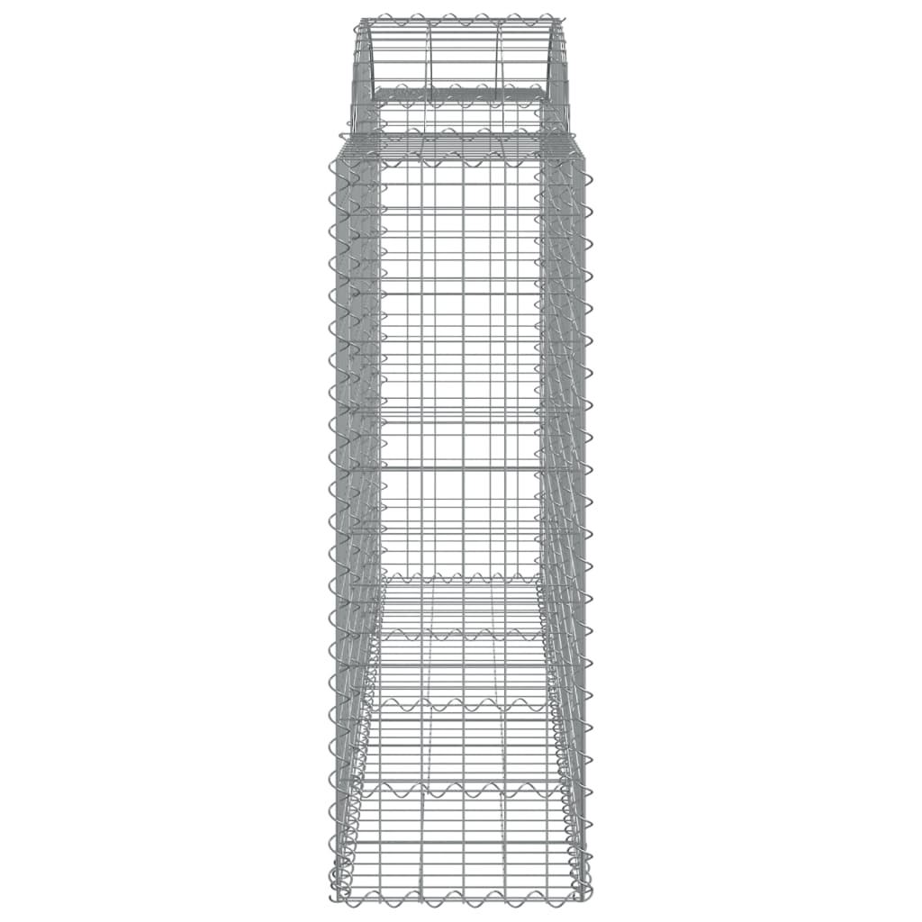 Lučne gabionske košare 15kom 200x50x120/140cm pocinčano željezo