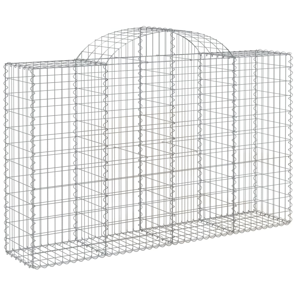 Lučne gabionske košare 20kom 200x50x120/140cm pocinčano željezo