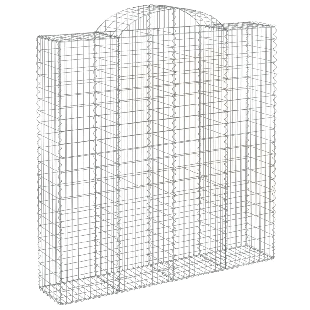 Lučne gabionske košare 10kom 200x50x200/220cm pocinčano željezo