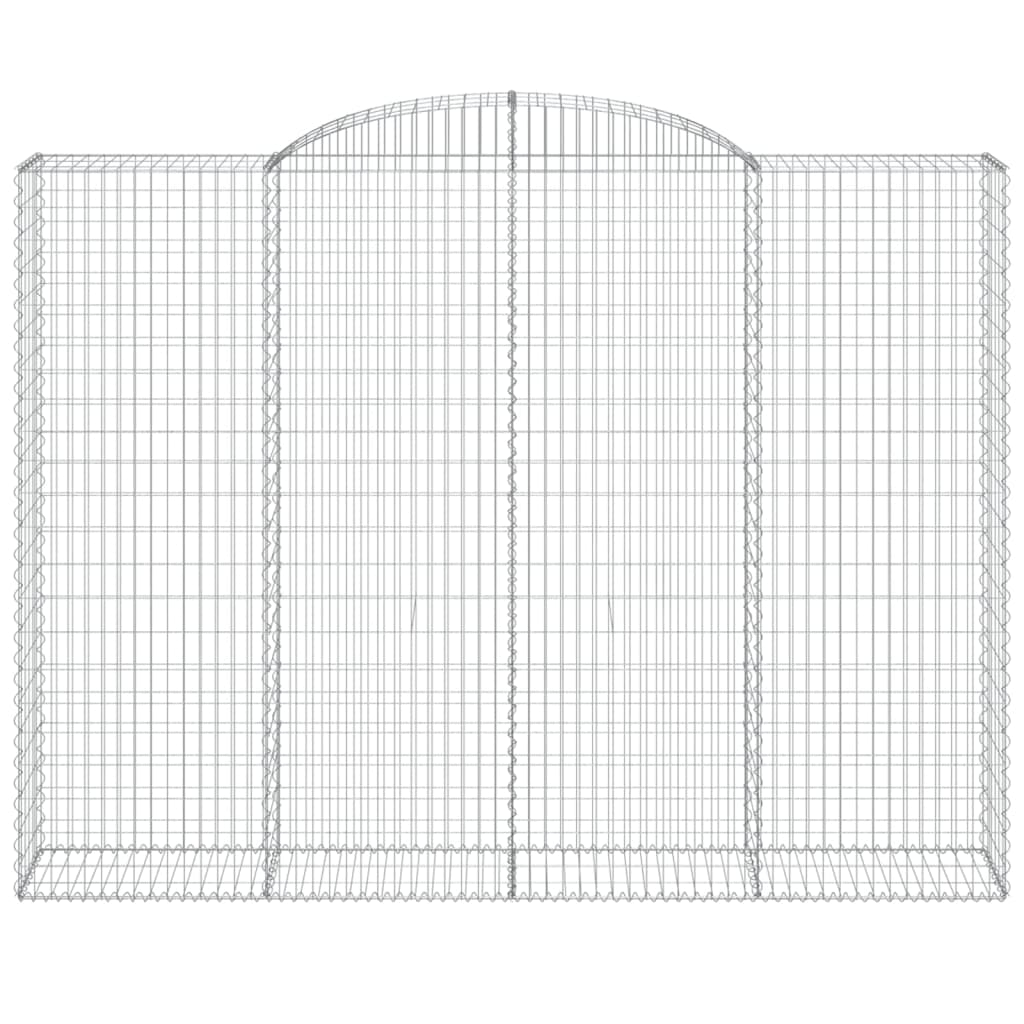 Lučne gabionske košare 15 kom 300x50x220/240 cm pocinčano željezo