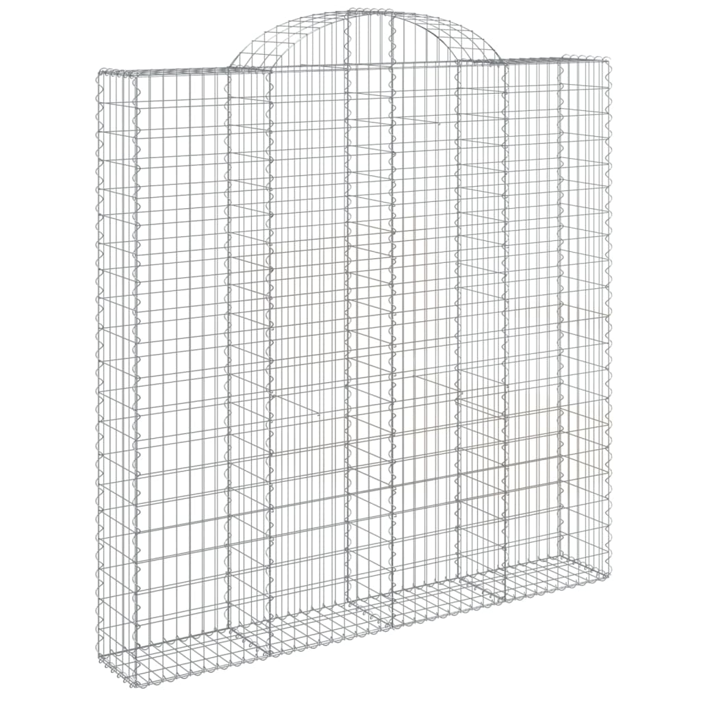 Gabionska košara s lukom 200x30x200/220 cm pocinčano željezo