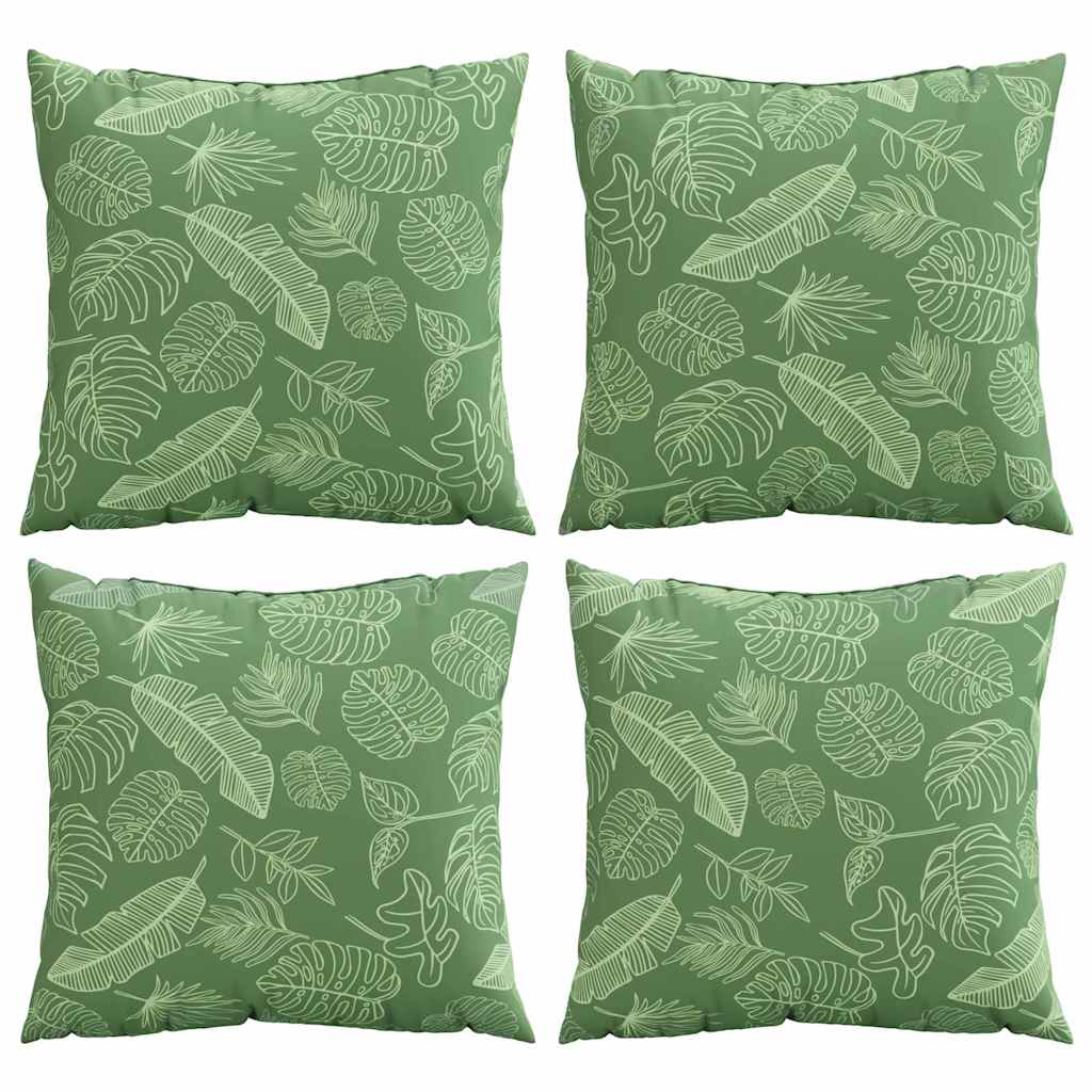 Jastučići za raspršenje 4 pcs Uzorak lista 60 x 60 cm Poliester