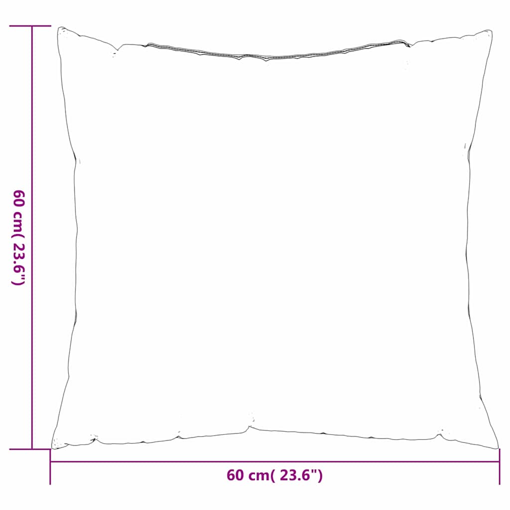 Jastučići za raspršenje 4 pcs Uzorak lista 60 x 60 cm Poliester