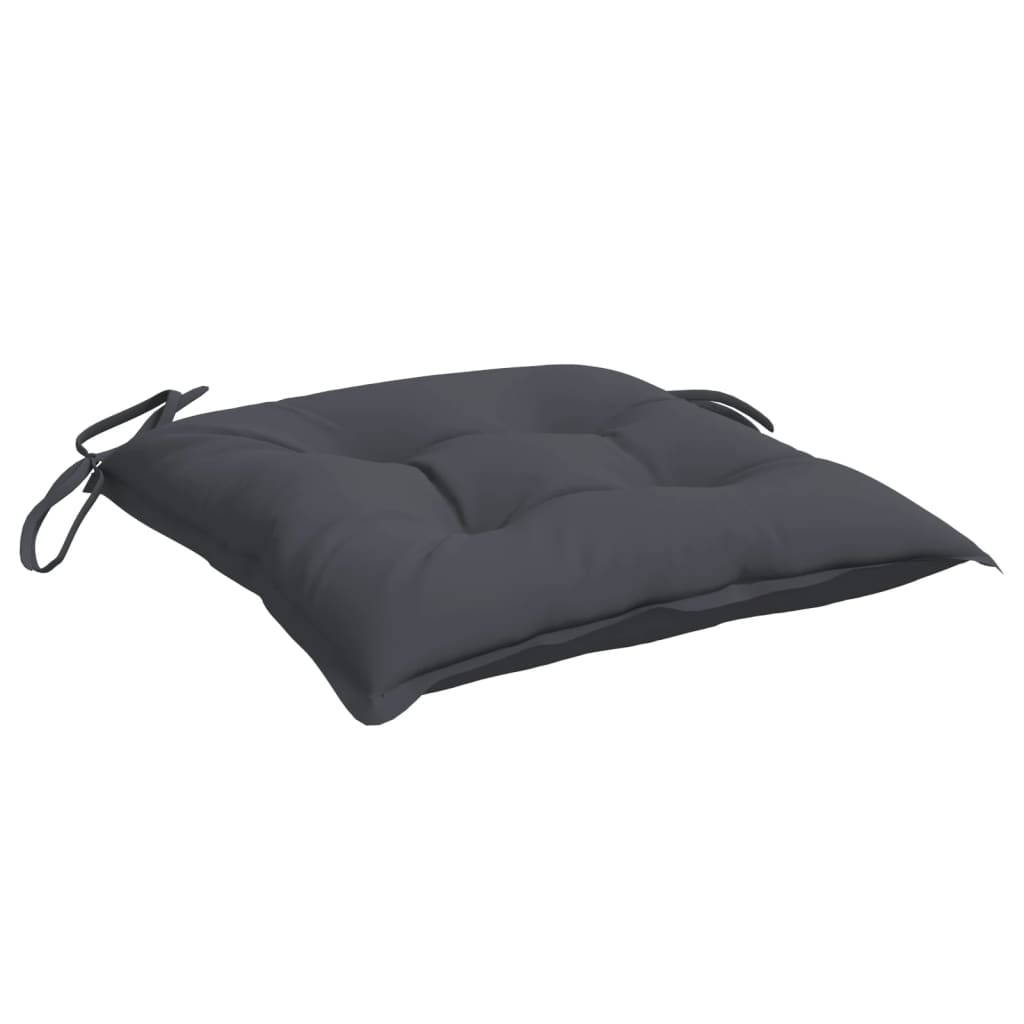 Jastuci za stolice 6 kom antracit 40x40x7 cm od tkanine Oxford
