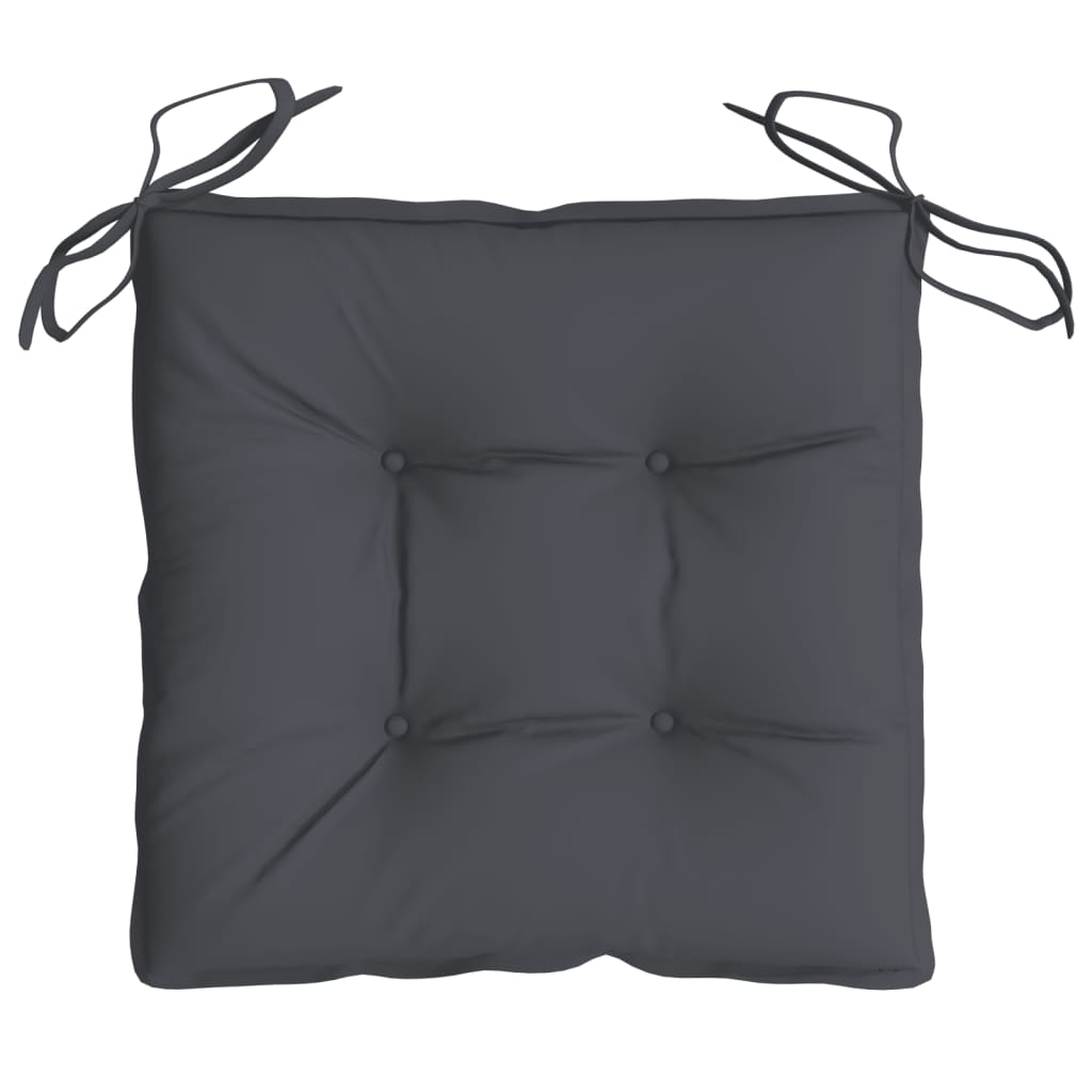 Jastuci za stolice 6 kom antracit 40x40x7 cm od tkanine Oxford