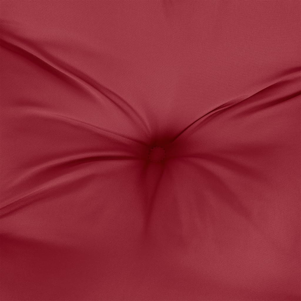 Jastuci za palete 6 kom boja vina 50 x 50 x 7 cm tkanina Oxford