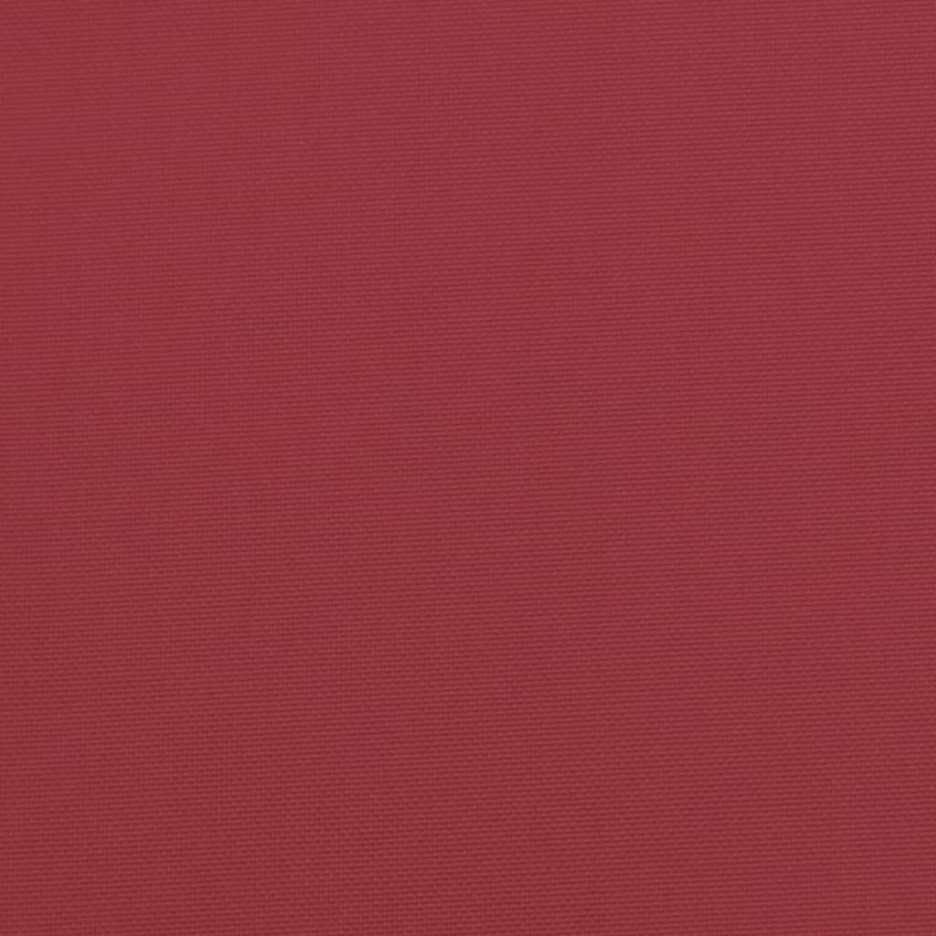 Jastuci za palete 6 kom boja vina 50 x 50 x 7 cm tkanina Oxford