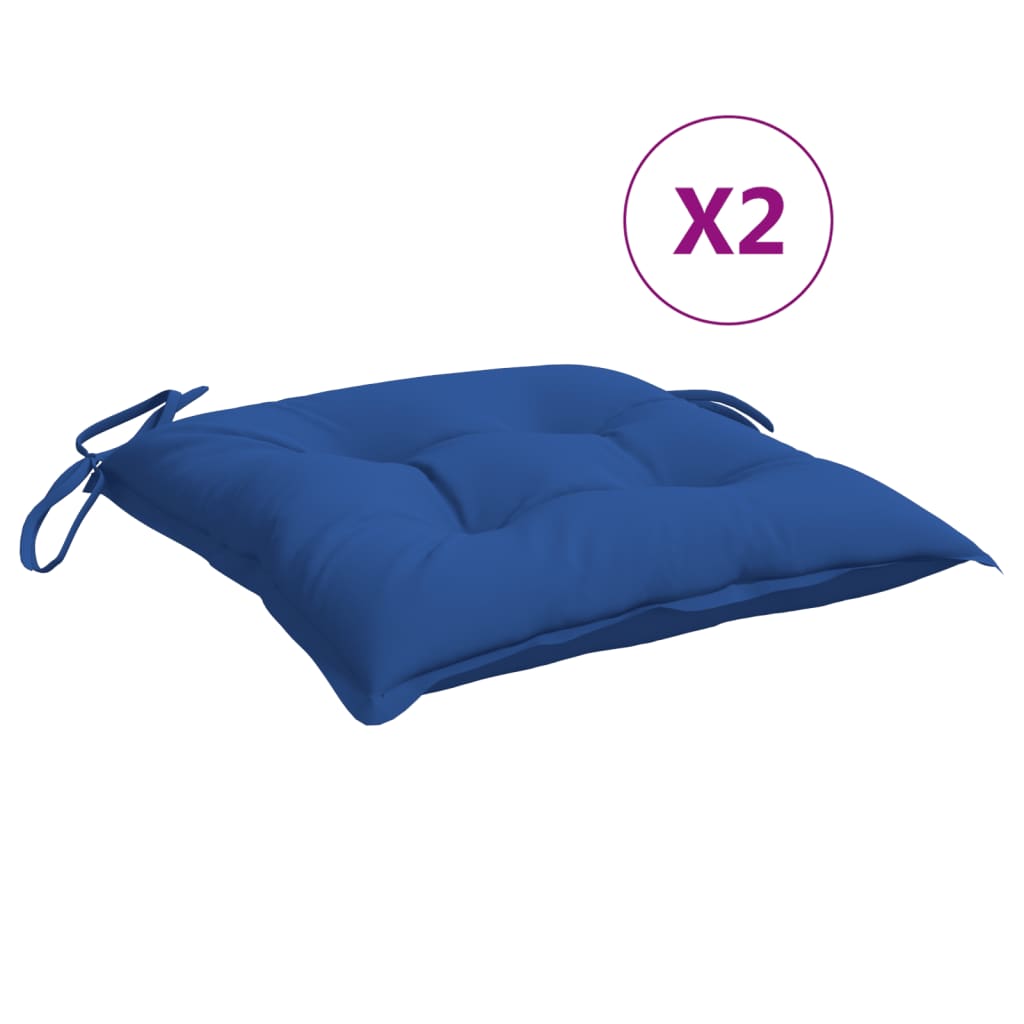 Jastuci za palete 2 kom plavi 50 x 50 x 7 cm od tkanine Oxford