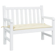 Jastuk za vrtnu klupu krem 100 x 50 x 7 cm od tkanine Oxford
