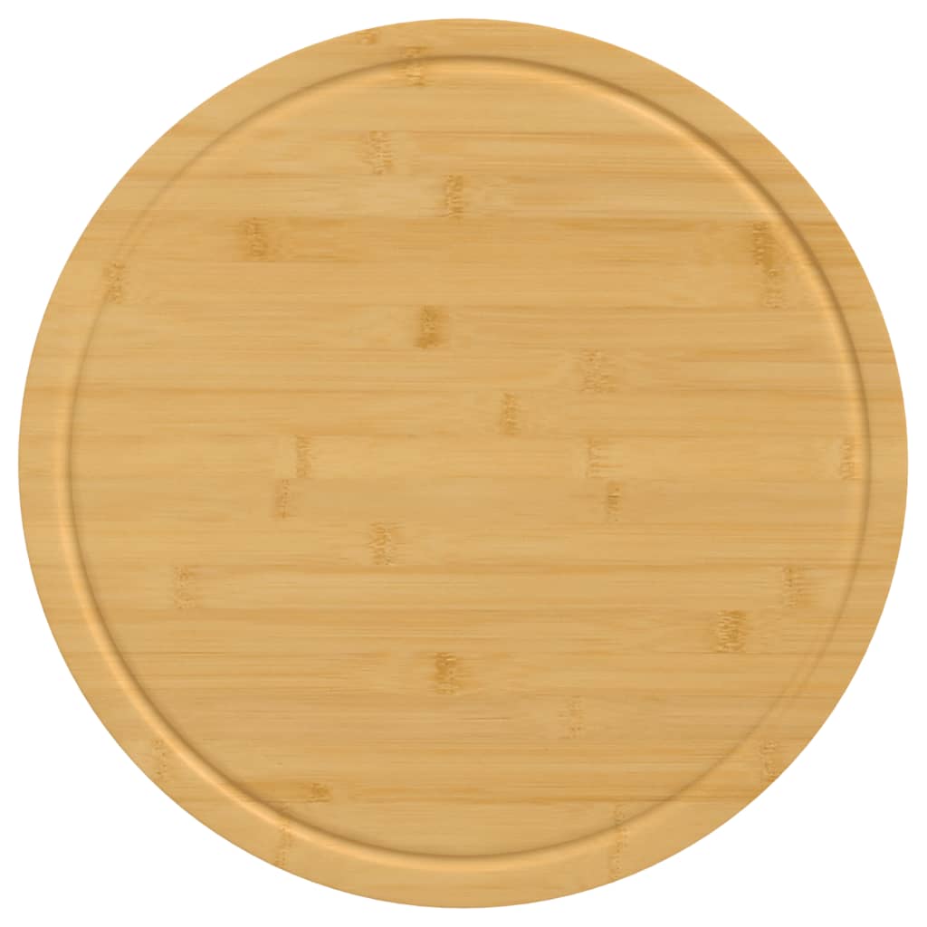Daske za rezanje 6 kom Ø 40 x 1,5 cm cm od bambusa