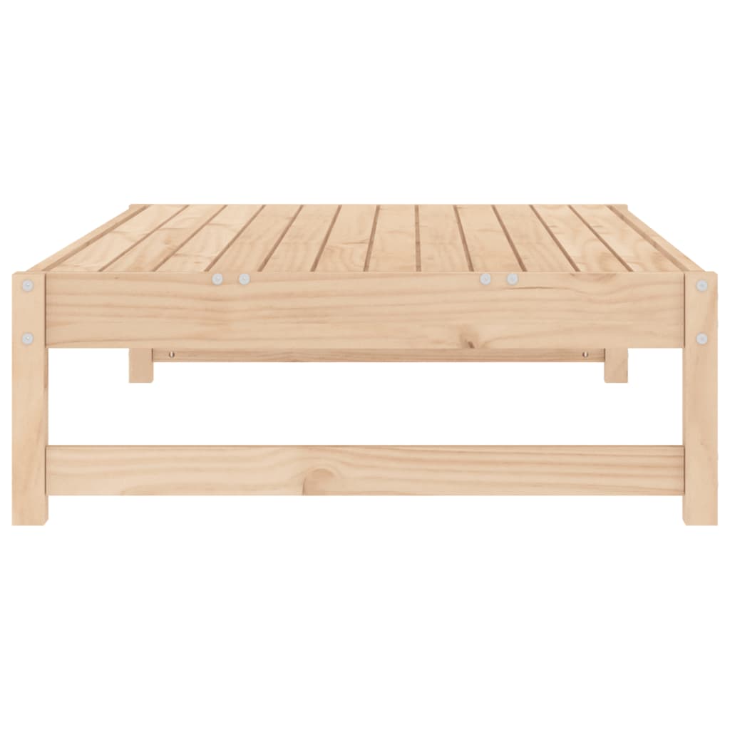 Vrtni tabure 120 x 80 cm od masivne borovine