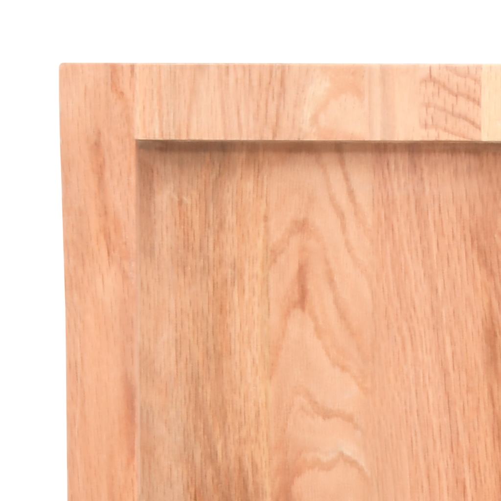 Stolna ploča svjetlosmeđa 140x50x(2-6) cm obrađena hrastovina