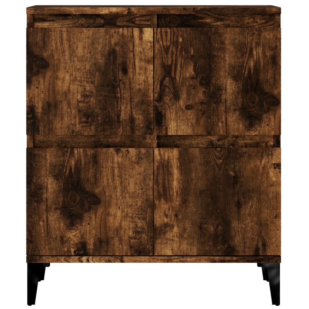 Komode 2 kom boja dimljenog hrasta 60x35x70cm konstruirano drvo